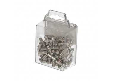 Soporte de Metalico Con Anclaje 5 Ø mm. Para Estanterias / Estantes (Caja 100 Unidades)