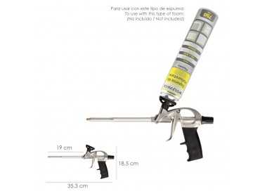 Pistola Para Espuma Poliuretano Con Adaptador PTFE