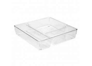 Organizador de Plastico Para Cajones "System Nº1"  23x23x5 cm.