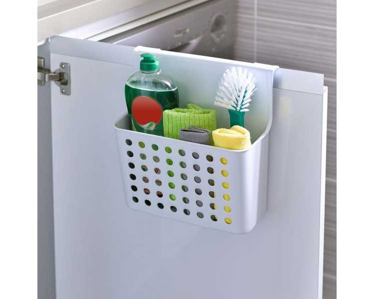 Cesta Organizadora Plastico Para Armarios Oryx 13x24,5x26 cm.