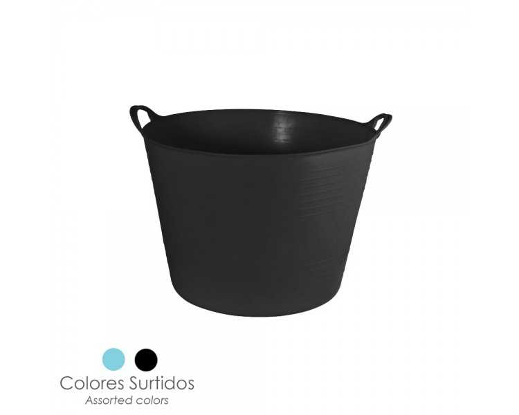 Cesta Ordenacion Colada Polipropileno 15 litros.  Ø 36 x 25 (Alt.) cm. Colores Surtidos