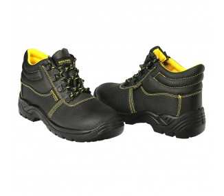 Botas Seguridad S3 Piel Negra Wolfpack  Nº 48 Vestuario Laboral,calzado Seguridad, Botas Trabajo. (Par)