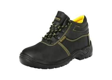 Botas Seguridad S3 Piel Negra Wolfpack  Nº 48 Vestuario Laboral,calzado Seguridad, Botas Trabajo. (Par)