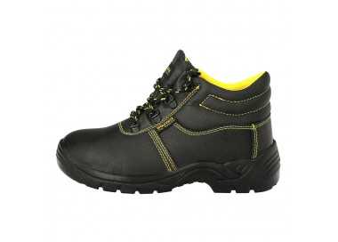 Botas Seguridad S3 Piel Negra Wolfpack  Nº 37 Vestuario Laboral,calzado Seguridad, Botas Trabajo. (Par)