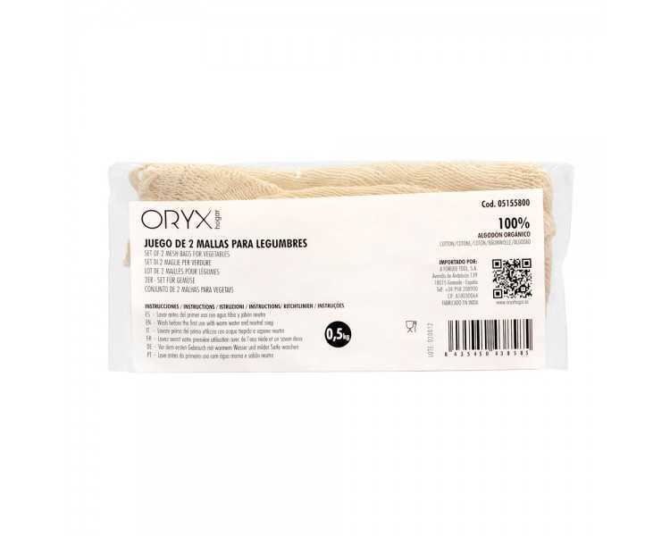 Malla / Bolsa Para Coccion Legumbres Algodon  0,5 Kg Pack De 2 Unidades. Algodon 100% Organico