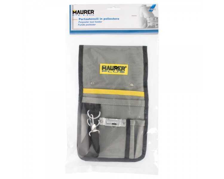 Funda Bolsa Porta Herramientas Para Cinturon Con 7 Bolsillos y Mosqueton Portaherramientas Electricista Multibolsillos Poliester