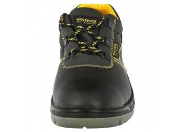 Zapatos Seguridad S3 Piel Negra Wolfpack  Nº 39 Vestuario Laboral,calzado Seguridad, Botas Trabajo. (Par)
