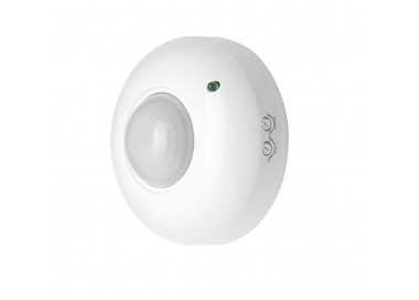 Detector De Movimiento Por Infrarrojos Con Sensor Crepuscular 360°. Ajustable