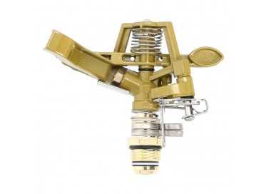 Aspersor Riego Regulable Metalico Sectorial Toma 1/2" Fabricado En Zinc, Riego De Jardines / Cesped