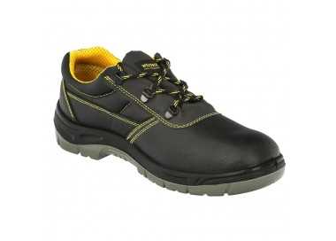 Zapatos Seguridad S3 Piel Negra Wolfpack  Nº 40 Vestuario Laboral,calzado Seguridad, Botas Trabajo. (Par)