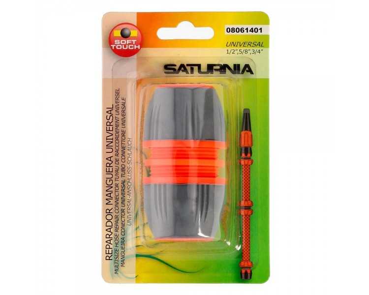 Reparador Universal Mangueras 1/2" 5/8" y 3/4". Facil de usar, Plastico Soft Touch.