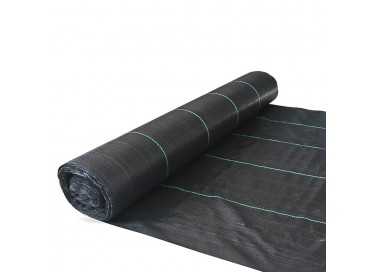 Malla Antihierbas (Rollo 2,1x100 Metros) Malla Anti Maleza, Malla Geotextil Jardin, Tela Anti Hierbas Jardin,