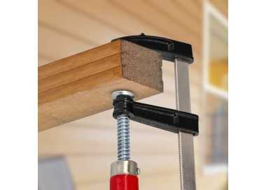 Sargento / Torniquete Mango Madera  100x 50 mm. Clips Para Madera, Sargento Carpinteria, Abrazaderas Carpinteria, Prensa Madera.