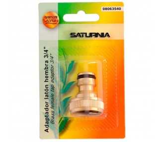 Adaptador Manguera Laton  3/4 hembra