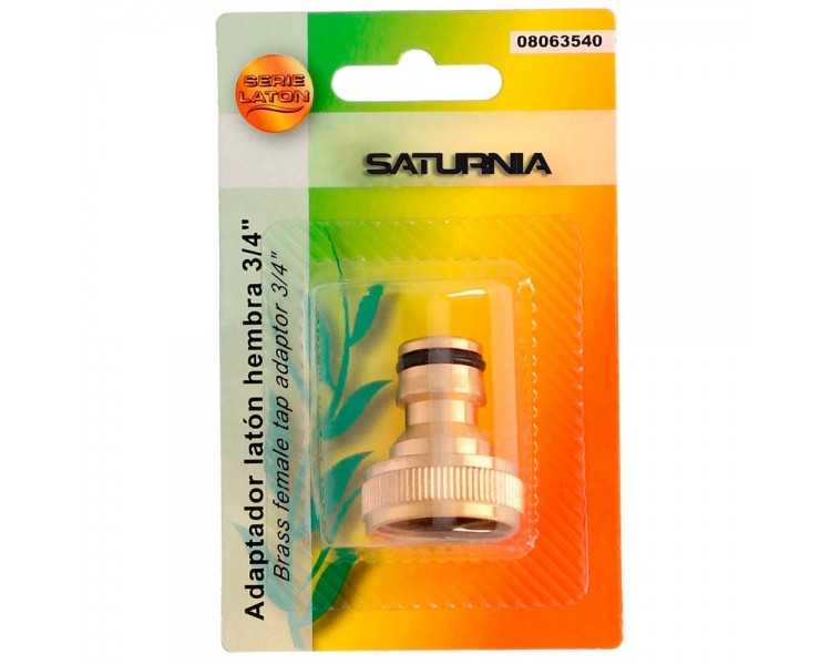 Adaptador Manguera Laton  3/4 hembra