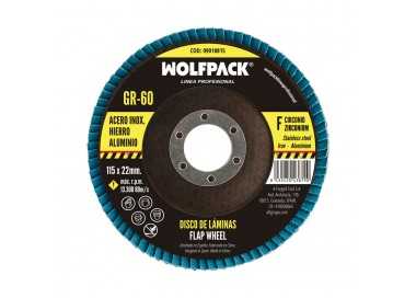 Disco Laminas Abrasivo Para Amoladora Ø 115 mm. Grano 60 Disco Laminado Acero, Disco Lija Acero Inoxidable, Disco Pulidor Acero