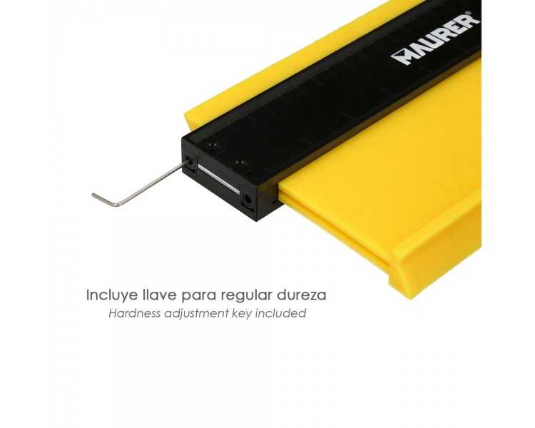 Medidor De Contornos 100x125 mm. Con Bloqueo. Medidor De Perfiles, Medidor Formas, Duplicador Perfiles, Preciso,Dureza Ajustable