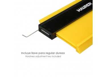 Medidor De Contornos 100x125 mm. Con Bloqueo. Medidor De Perfiles, Medidor Formas, Duplicador Perfiles, Preciso,Dureza Ajustable