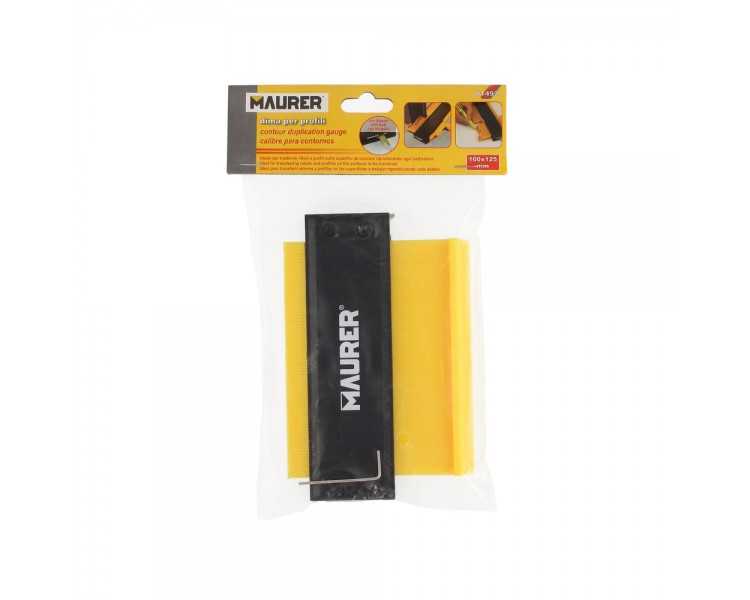 Medidor De Contornos 100x125 mm. Con Bloqueo. Medidor De Perfiles, Medidor Formas, Duplicador Perfiles, Preciso,Dureza Ajustable