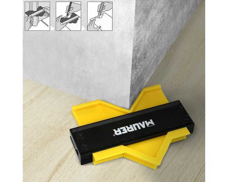 Medidor De Contornos 130x250 mm. Con Bloqueo. Medidor De Perfiles, Medidor Formas, Duplicador Perfiles, Preciso,Dureza Ajustable