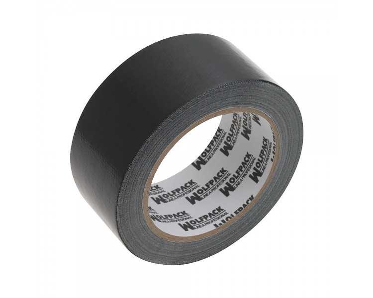 Cinta Americana "Muscle" Color Negro 48 mm. x 25 mertos. Super Resistente, Sellar, Reparar, Unir, Fijar, Sujetar, Empaquetar.