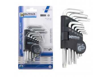 Juego Llaves Torx "L" 9 Piezas Inviolable