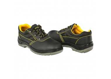 Zapatos Seguridad S3 Piel Negra Wolfpack  Nº 45 Vestuario Laboral,calzado Seguridad, Botas Trabajo. (Par)
