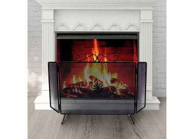 Pantalla Chimenea 98,5 x 50 (Alt) cm. Salvachispas, Protector Chimenea, Protector Rejilla Chimenea.