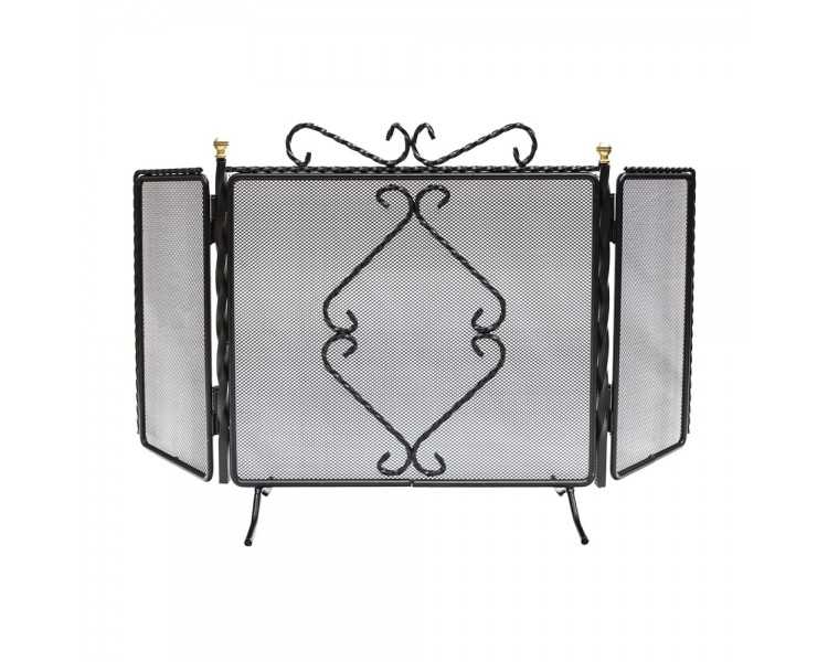 Pantalla Chimenea 94,5 x 49,5 (Alt) cm. Salvachispas, Protector Chimenea, Protector Rejilla Chimenea.