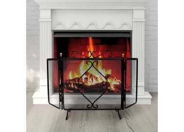 Pantalla Chimenea 94,5 x 49,5 (Alt) cm. Salvachispas, Protector Chimenea, Protector Rejilla Chimenea.