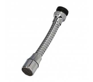 Atomizador  Economizador Metalico Flexible Con Adaptador Macho / Hembra