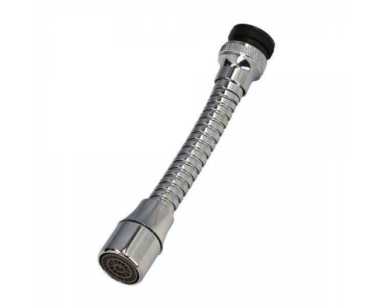 Atomizador  Economizador Metalico Flexible Con Adaptador Macho / Hembra