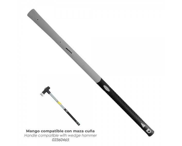Mango De Fibra Vidrio Para Mazas Con Agujero 53x33 mm. 90 cm. Longitud. Oval Conico