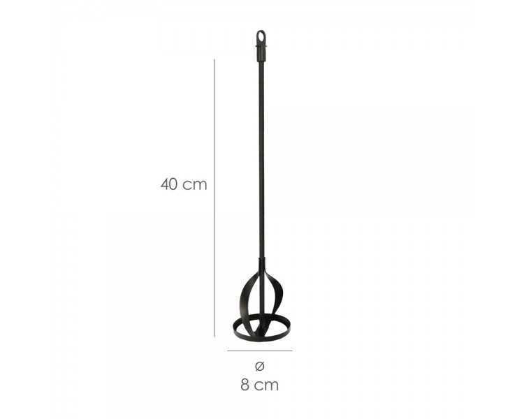 Mezclador Pinturas Para Taladro Ø 80 x 400 mm. Mezclador / Agitador Pinturas, Cemento, Yeso