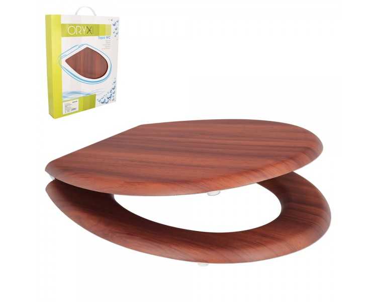 Tapa Wc  Madera Nogal