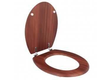 Tapa Wc  Madera Nogal