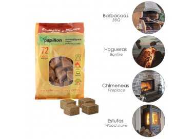 Pastillas Encendido Barbacoas Ecologicas 72 Piezas, No Toxico, Sin Olor, Favorable Medio Ambiente
