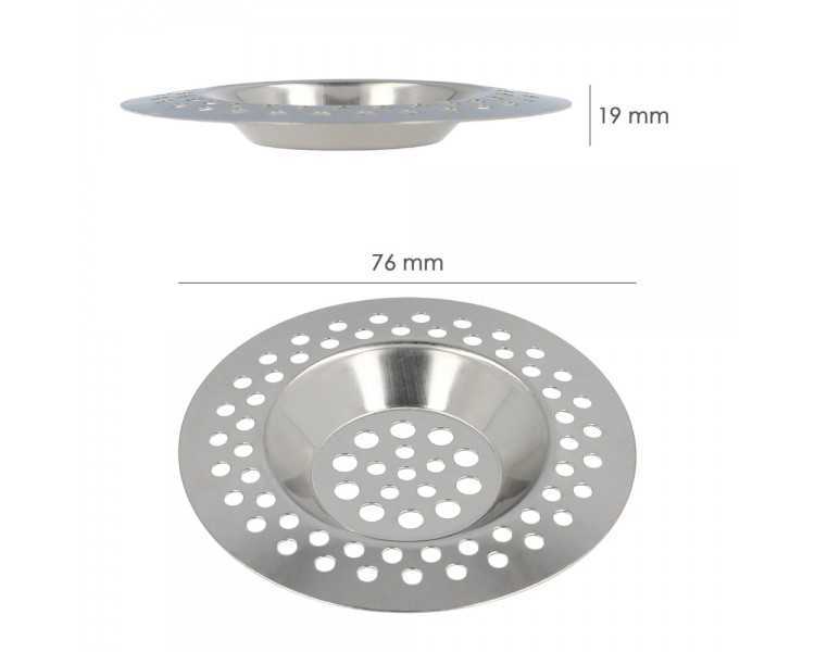 Filtro Cestillo Para Lavabo / Fregadero Inoxidable 8 cm.