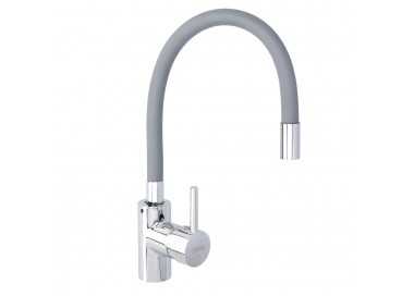 Grifo Monomando Fregadero Flexible Caño Alto, Grifo De Cocina Flexible Caño Alto.Cartucho ceramico Ø 35 mm.