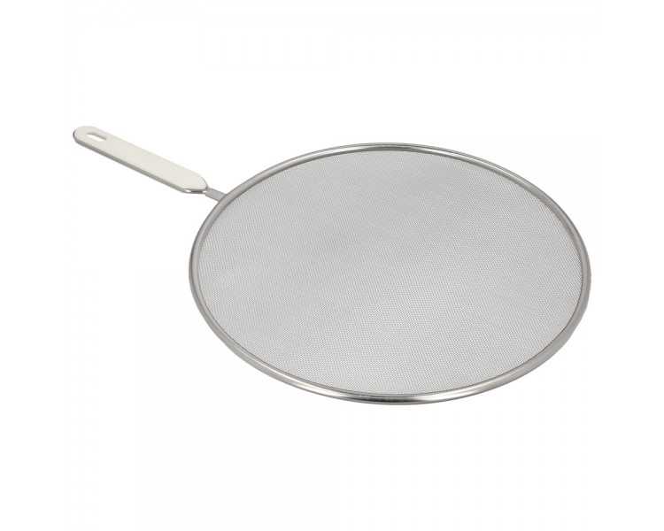 Tapa Anti Salpicaduras Ø 28 cm. Malla Acero Inoxidable. Con mango, Pantalla Antisalpicaduras,Tapa Sarten,Tapa ollas,Tapa aceite