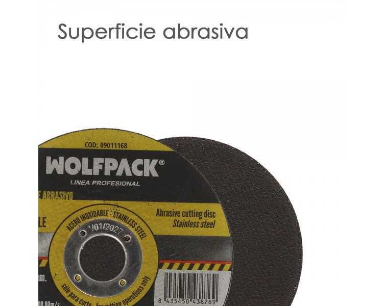 Disco Corte Abrasivo Acero Inoxidable Ø 125x Ø 22,2 mm Espesor 1,0 mm. Disco Radial / Amoladora Universal