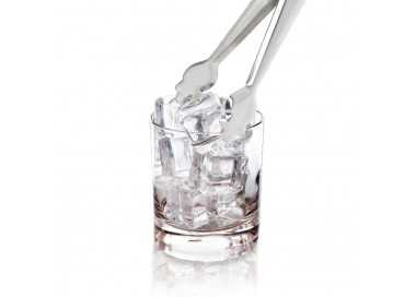Pinzas Para Hielo de Acero Inoxidable Con Muelle de Apertura Automatica. Longitud 19 cm.