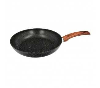 Sarten Aluminio Forjado Antiadherente Ø 28 x 5,5 cm. Mango Engomado / 5 capas / Acabado Piedra / Apta Para Todo Tipo de Cocinas