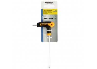 Llave Allen Con Bola Mango Bimaterial "Soft Touch" Forma T 3,0 mm. Acero Cromo Vanadio, Destornillador allen, llave hexagonal
