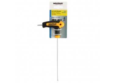 Llave Allen Con Bola Mango Bimaterial "Soft Touch" Forma T 4,0 mm. Acero Cromo Vanadio, Destornillador allen, llave hexagonal