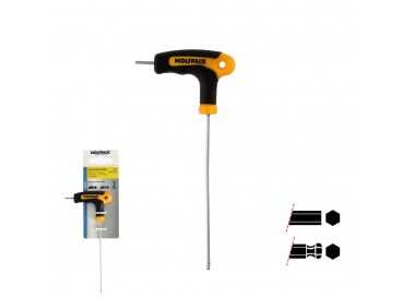 Llave Allen Con Bola Mango Bimaterial "Soft Touch" Forma T 2,0 mm. Acero Cromo Vanadio, Destornillador allen, llave hexagonal