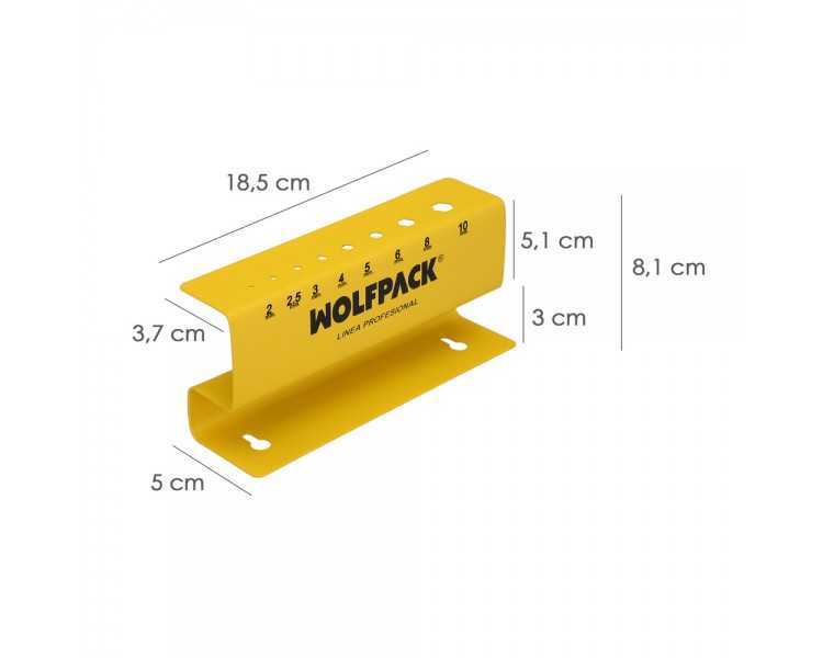 Soporte Para Llaves Allen Mango T Con Capacidad Para 8 Llaves, Organizador Llaves Allen