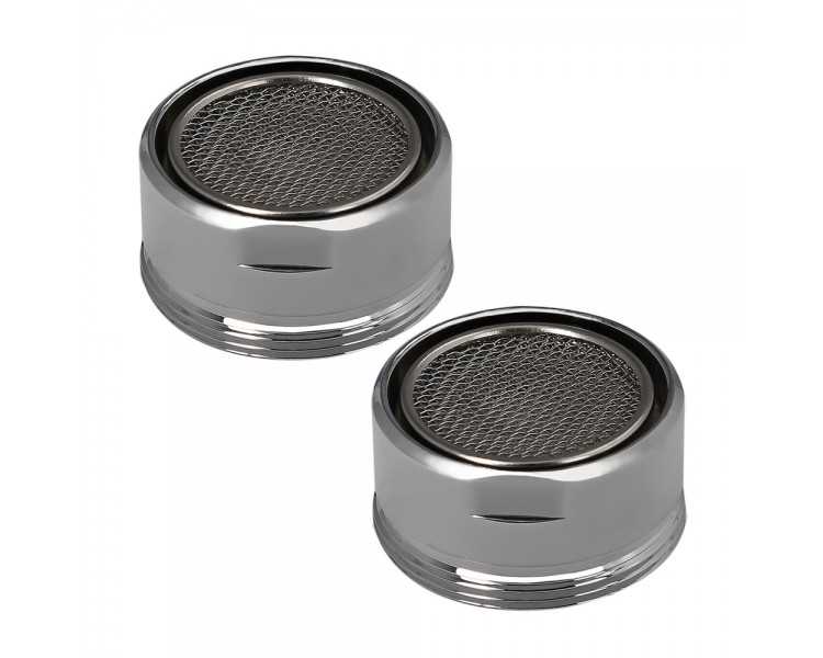Atomizador Grifos / Monomando M28  (2 piezas) Filtro Aireador Grifo, Economizador de Agua, Difusor Grifo, Aireador Economizador