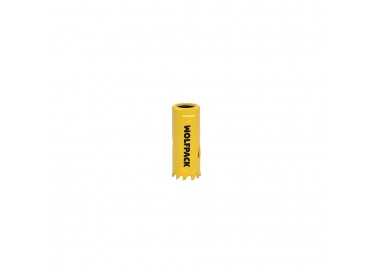Corona Sierra Bimetal Ø 21 mm. Templado Termico, Base Reforzada. Corona Madera, Broca Agujeros Madera, Acero, Hierro, Plasticos