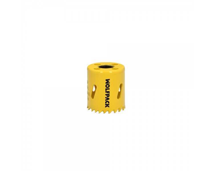 Corona Sierra Bimetal Ø 41 mm. Templado Termico, Base Reforzada. Corona Madera, Broca Agujeros Madera, Acero, Hierro, Plasticos